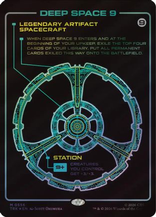 Deep Space 9 (Showcase) (TRK-556) - Star Trek Foil | Grognard Games