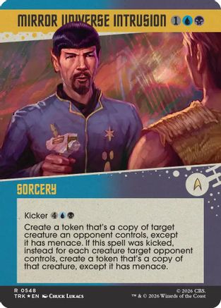 Mirror Universe Intrusion (Showcase) (Surge Foil) (TRK-548) - Star Trek Foil | Grognard Games