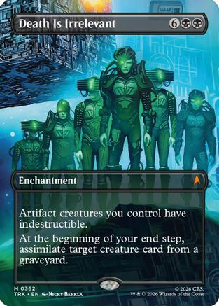 Death Is Irrelevant (Borderless) (TRK-362) - Star Trek Foil | Grognard Games