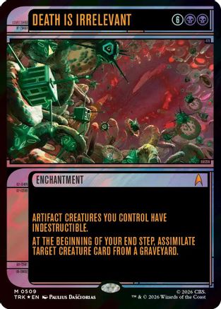 Death Is Irrelevant (Showcase) (Surge Foil) (TRK-509) - Star Trek Foil | Grognard Games