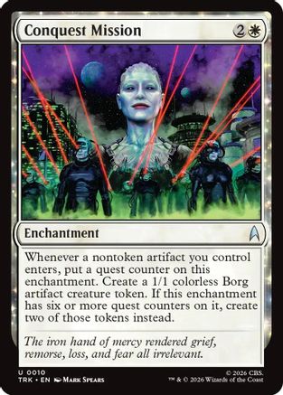 Conquest Mission (TRK-010) - Star Trek Foil | Grognard Games