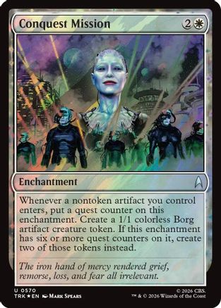 Conquest Mission (Surge Foil) (TRK-570) - Star Trek Foil | Grognard Games
