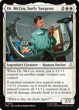 Dr. McCoy, Surly Surgeon (TRK-014) - Star Trek | Grognard Games