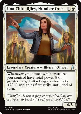 Una Chin-Riley, Number One (TRK-042) - Star Trek Foil | Grognard Games