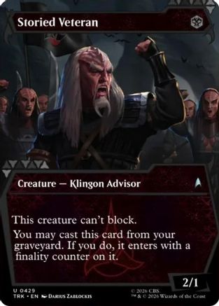 Storied Veteran (Showcase) (TRK-429) - Star Trek | Grognard Games