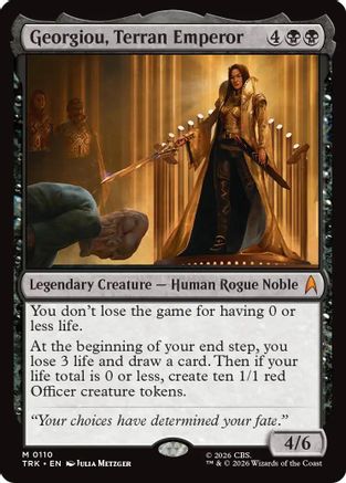 Georgiou, Terran Emperor (TRK-110) - Star Trek Foil | Grognard Games