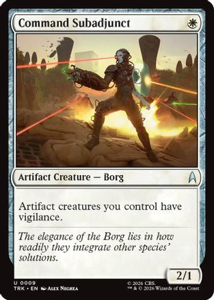 Command Subadjunct (TRK-009) - Star Trek Foil | Grognard Games