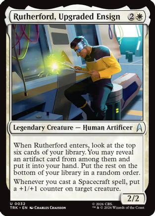 Rutherford, Upgraded Ensign (TRK-032) - Star Trek Foil | Grognard Games