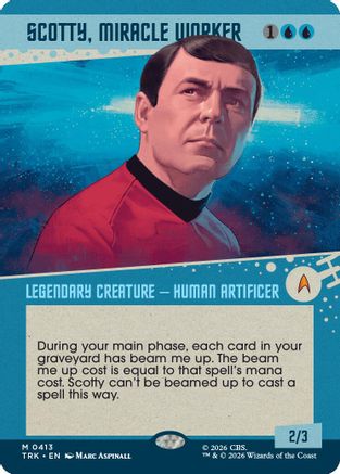 Scotty, Miracle Worker (Showcase) (TRK-413) - Star Trek Foil | Grognard Games