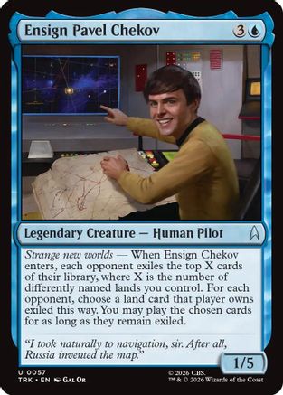Ensign Pavel Chekov (TRK-057) - Star Trek | Grognard Games