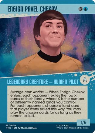 Ensign Pavel Chekov (Showcase) (TRK-409) - Star Trek | Grognard Games