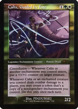 Calix, Guided by Fate (Retro Frame) (SLD-7151) - Secret Lair Drop Series Foil | Grognard Games