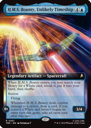H.M.S. Bounty, Unlikely Timeship (Extended Art) (TRK-451) - Star Trek Foil | Grognard Games