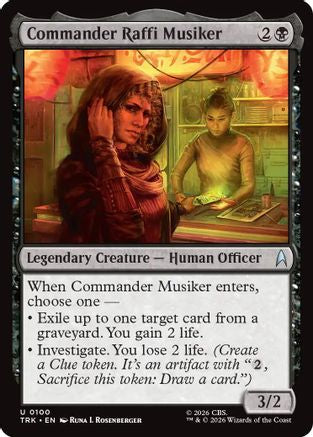 Commander Raffi Musiker (TRK-100) - Star Trek Foil | Grognard Games