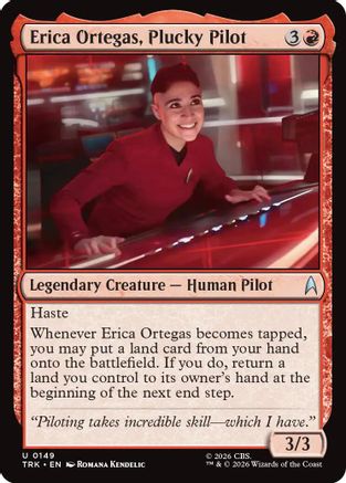 Erica Ortegas, Plucky Pilot (TRK-149) - Star Trek | Grognard Games