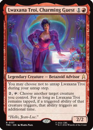 Lwaxana Troi, Charming Guest (TRK-157) - Star Trek Foil | Grognard Games