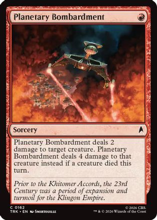 Planetary Bombardment (TRK-162) - Star Trek | Grognard Games