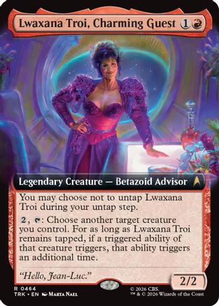 Lwaxana Troi, Charming Guest (Extended Art) (TRK-464) - Star Trek | Grognard Games