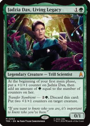 Jadzia Dax, Living Legacy (TRK-204) - Star Trek Foil | Grognard Games