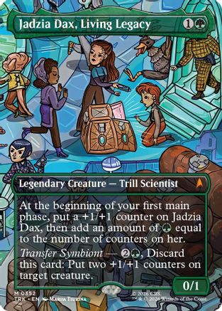 Jadzia Dax, Living Legacy (Borderless) (TRK-352) - Star Trek Foil | Grognard Games