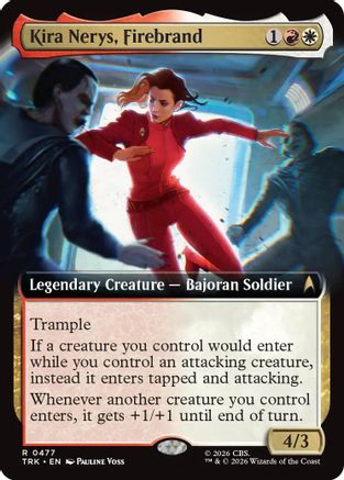 Kira Nerys, Firebrand (Extended Art) (TRK-477) - Star Trek Foil | Grognard Games