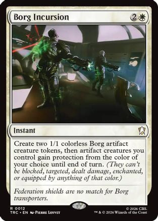 Borg Incursion (Surge Foil) (TRC-012) - Commander: Star Trek Foil | Grognard Games