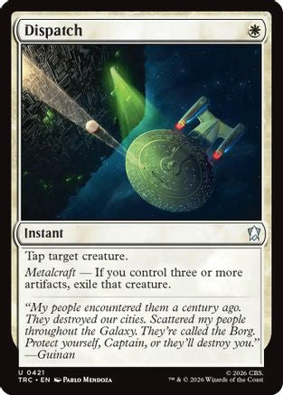 Dispatch (Surge Foil) (TRC-421) - Commander: Star Trek Foil | Grognard Games