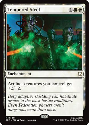 Tempered Steel (Surge Foil) (TRC-430) - Commander: Star Trek Foil | Grognard Games