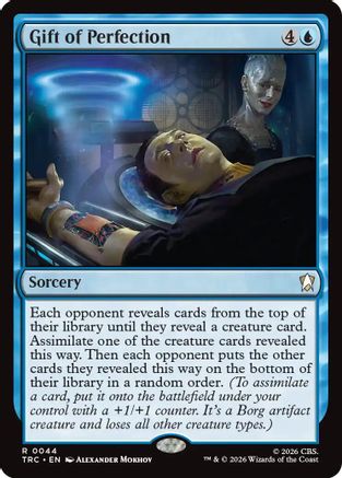 Gift of Perfection (Surge Foil) (TRC-044) - Commander: Star Trek Foil | Grognard Games
