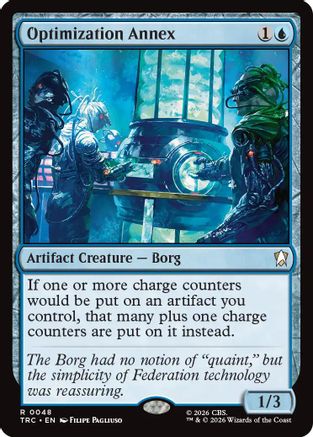Optimization Annex (Surge Foil) (TRC-048) - Commander: Star Trek Foil | Grognard Games