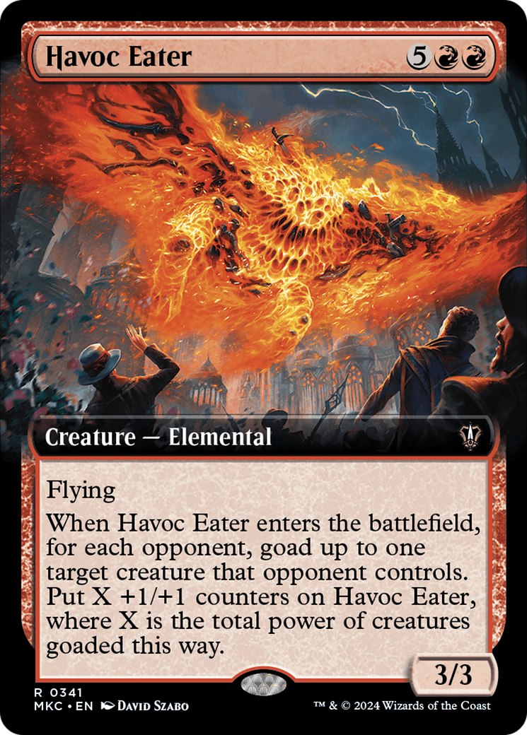 Havoc Eater (Extended Art) [Murders at Karlov Manor Commander] | Grognard Games