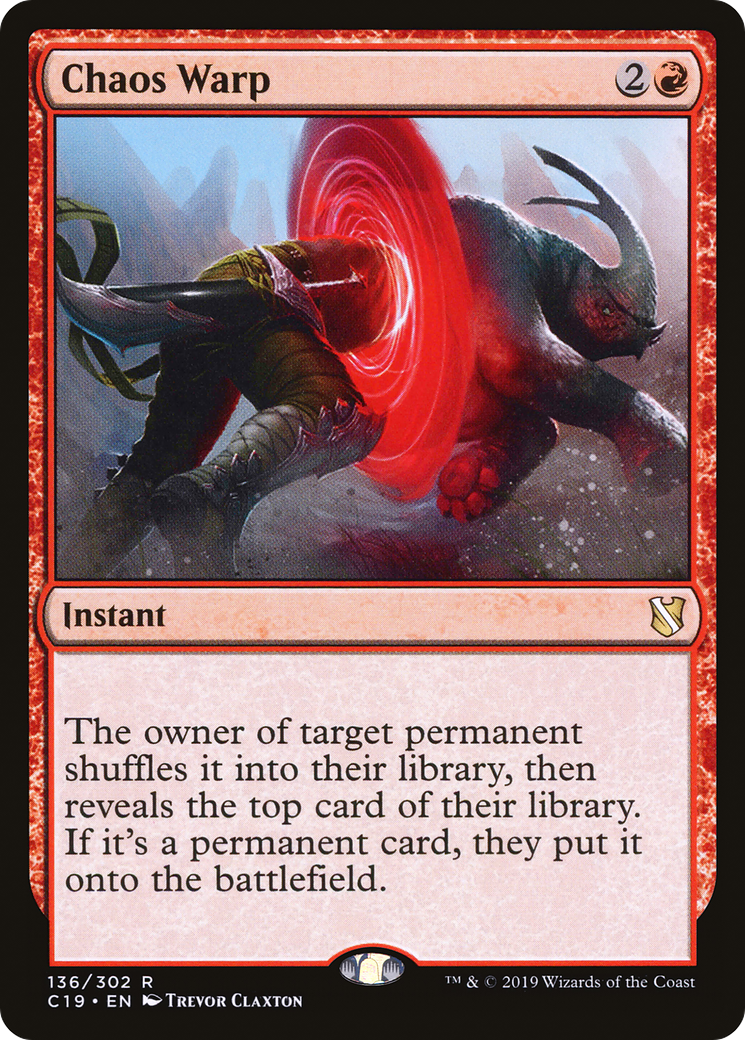 Chaos Warp [Commander 2019] | Grognard Games