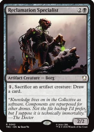 Reclamation Specialist (Surge Foil) (TRC-062) - Commander: Star Trek Foil | Grognard Games