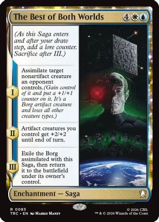 The Best of Both Worlds (Surge Foil) (TRC-083) - Commander: Star Trek Foil | Grognard Games