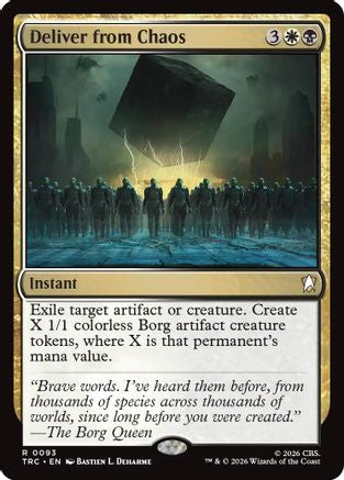 Deliver from Chaos (Surge Foil) (TRC-093) - Commander: Star Trek Foil | Grognard Games
