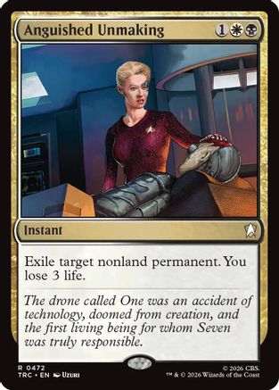 Anguished Unmaking (Surge Foil) (TRC-472) - Commander: Star Trek Foil | Grognard Games