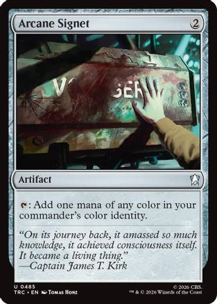 Arcane Signet (Surge Foil) (TRC-485) - Commander: Star Trek Foil | Grognard Games