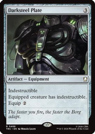 Darksteel Plate (Surge Foil) (TRC-488) - Commander: Star Trek Foil | Grognard Games