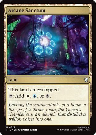 Arcane Sanctum (Surge Foil) (TRC-513) - Commander: Star Trek Foil | Grognard Games