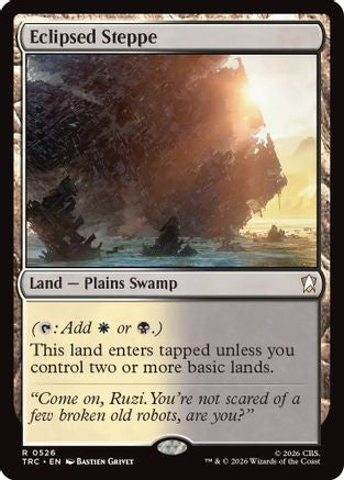 Eclipsed Steppe (Surge Foil) (TRC-526) - Commander: Star Trek Foil | Grognard Games