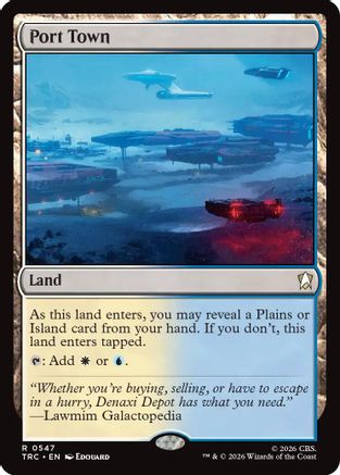 Port Town (Surge Foil) (TRC-547) - Commander: Star Trek Foil | Grognard Games