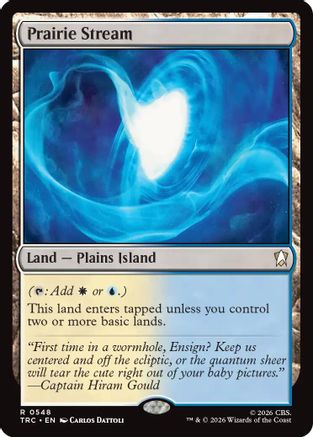 Prairie Stream (Surge Foil) (TRC-548) - Commander: Star Trek Foil | Grognard Games