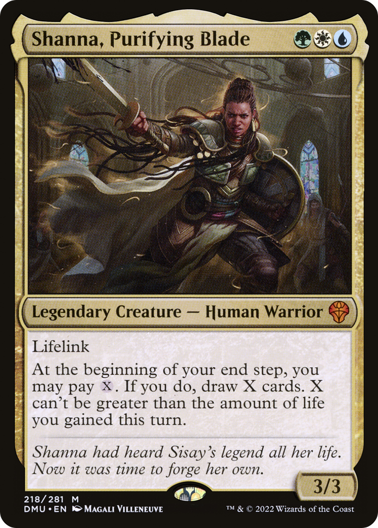 Shanna, Purifying Blade (DMU-218) - Dominaria United | Grognard Games