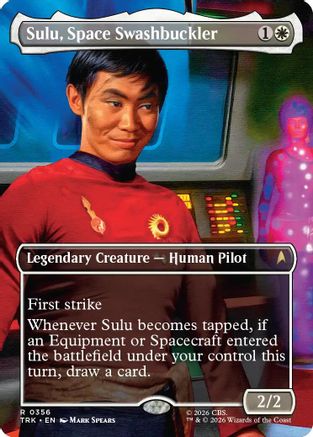 Sulu, Space Swashbuckler (Borderless) (TRK-356) - Star Trek | Grognard Games