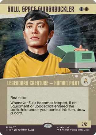 Sulu, Space Swashbuckler (Showcase) (TRK-407) - Star Trek | Grognard Games