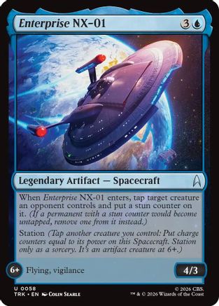Enterprise NX-01 (TRK-058) - Star Trek | Grognard Games