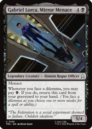Gabriel Lorca, Mirror Menace (TRK-108) - Star Trek | Grognard Games