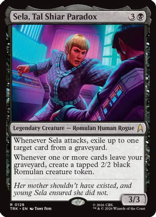 Sela, Tal Shiar Paradox (TRK-128) - Star Trek Foil | Grognard Games