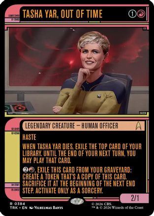Tasha Yar, Out of Time (Showcase) (TRK-384) - Star Trek Foil | Grognard Games