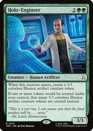Holo-Engineer (TRK-201) - Star Trek Foil | Grognard Games